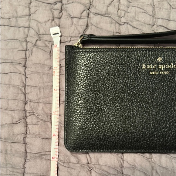 Kate Spade Black Pebbled Leather Wristlet - Picture 9 of 9